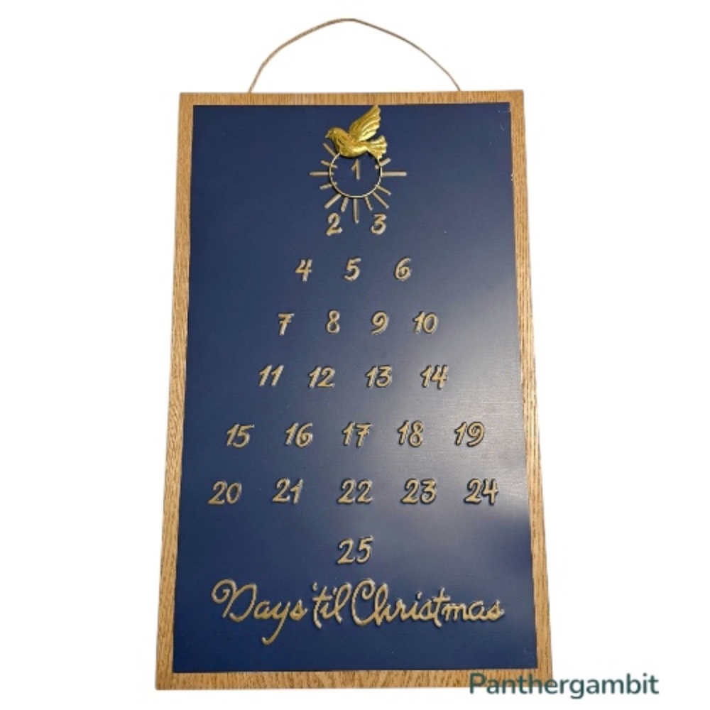 Target Wondershop Metal Christmas Advent Calendar with Magnetic Dove Counter